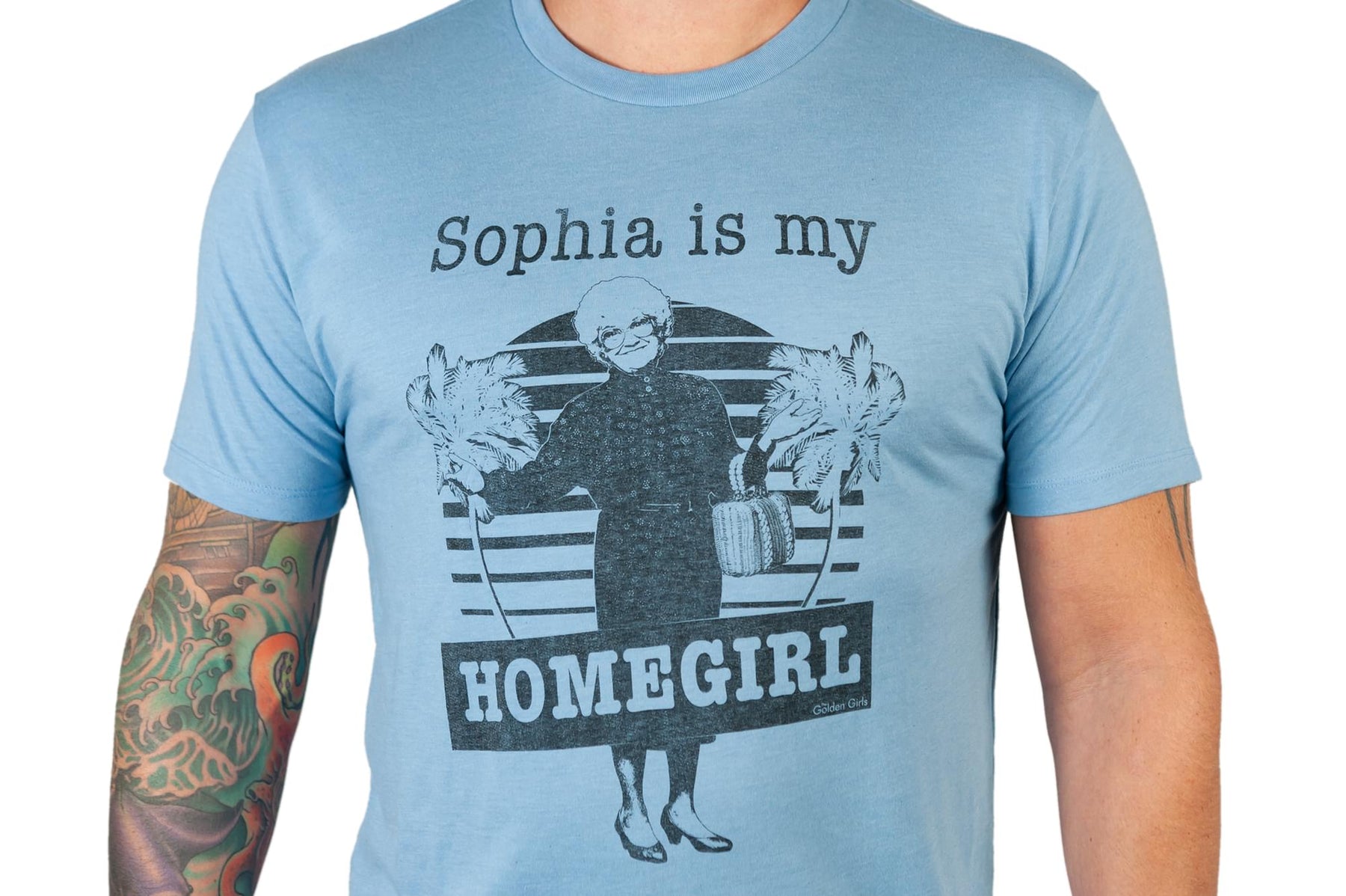 The Golden Girls 'Sophia Is My Homegirl' Men's T-Shirt Light Blue | Comfort Fit