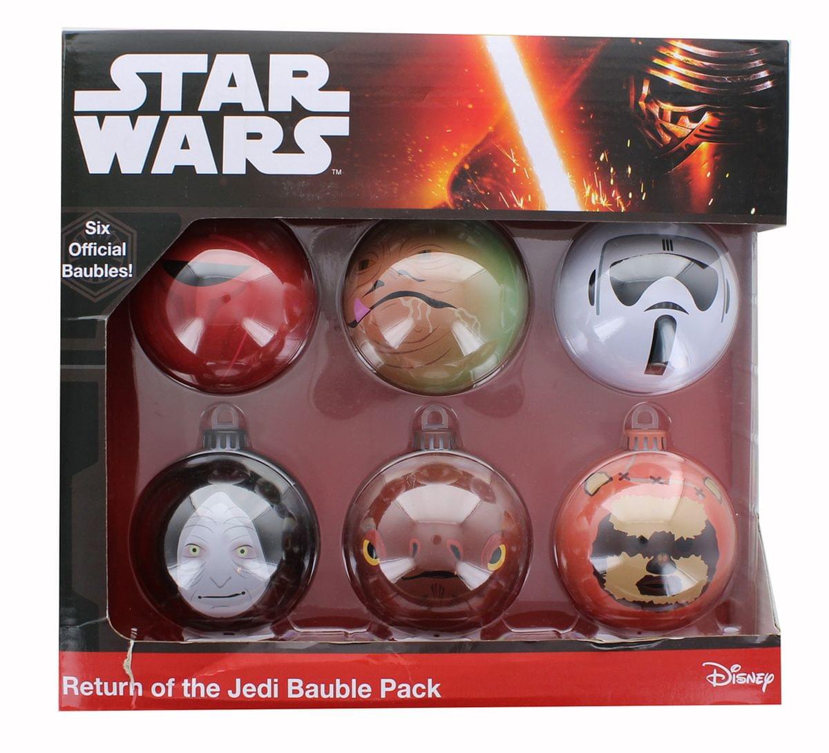 Star Wars Return of the Jedi Tin Holiday Tree Ornaments 6-Pack