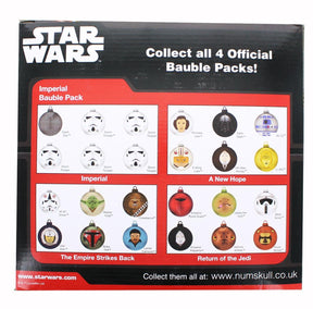 Star Wars Imperial Tin Holiday Tree Ornaments 6-Pack