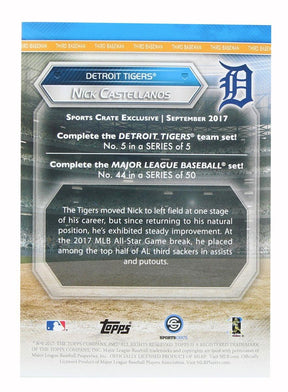 Detroit Tigers MLB Crate Exclusive Topps Card #44 - Nick Castellanos