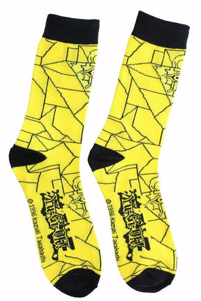 YuGiOh Yellow Pyramid of Light Men's Crew Socks