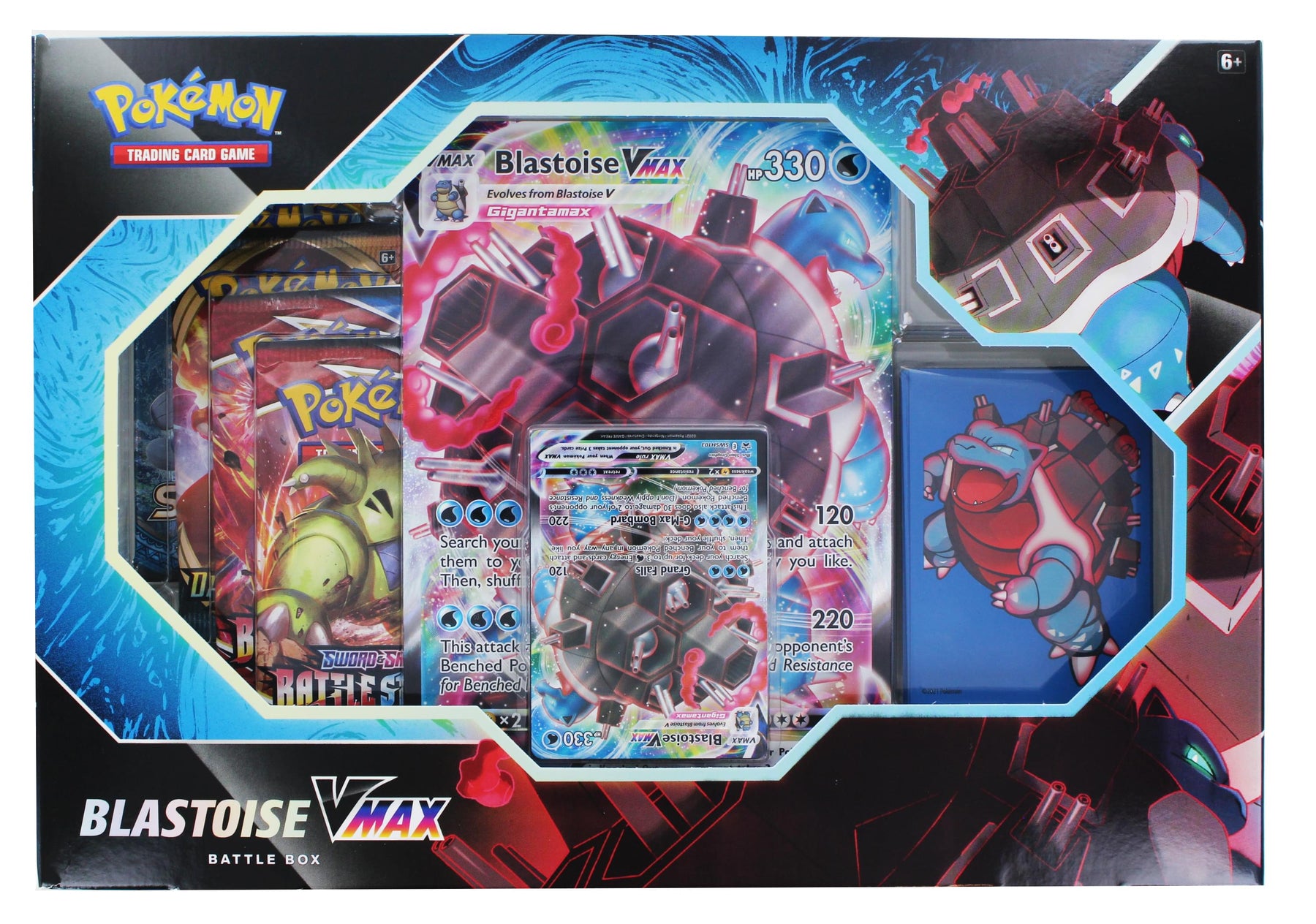 Pokémon TCG Blastoise VMAX Battle Box