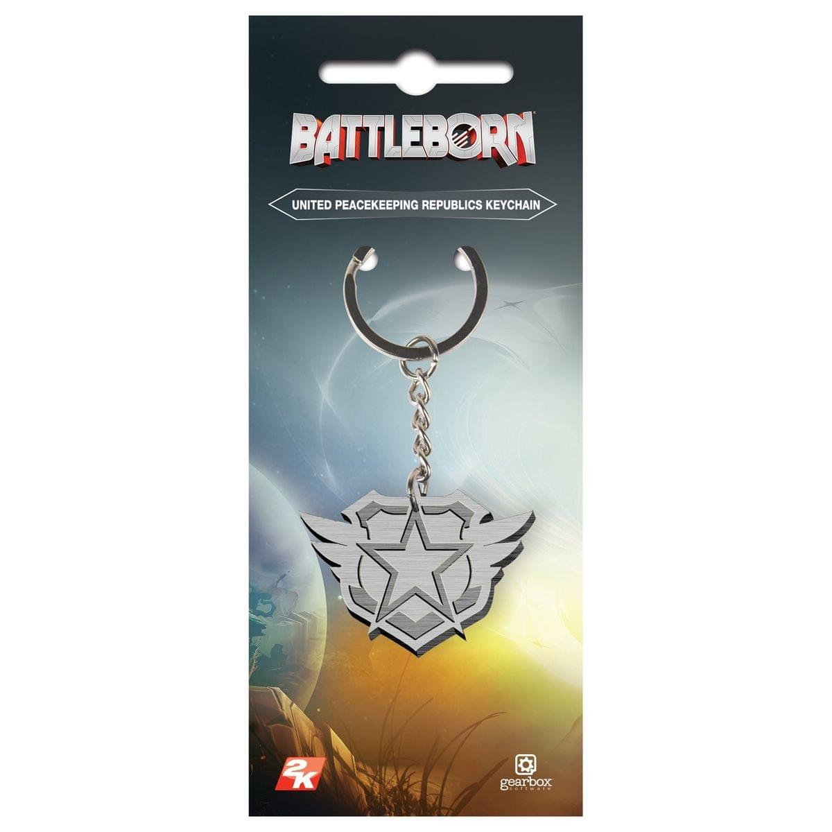 Battleborn "United Peacekeeping Republics" Logo Metal Keychain