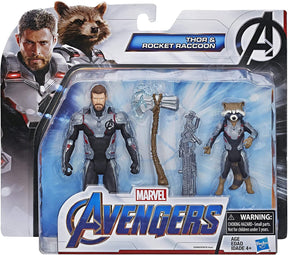 Marvel Avengers 6 Inch Action Figure Team Pack | Thor & Rocket Raccoon