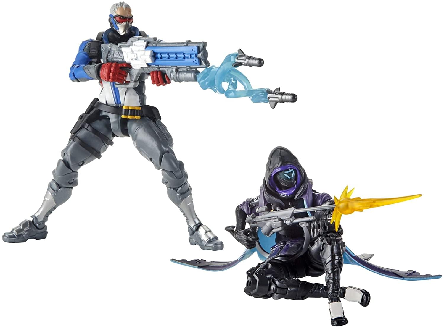 Overwatch Ultimates 6 Inch Action Figure Dual Pack | Ana Shrike & Soldier 76
