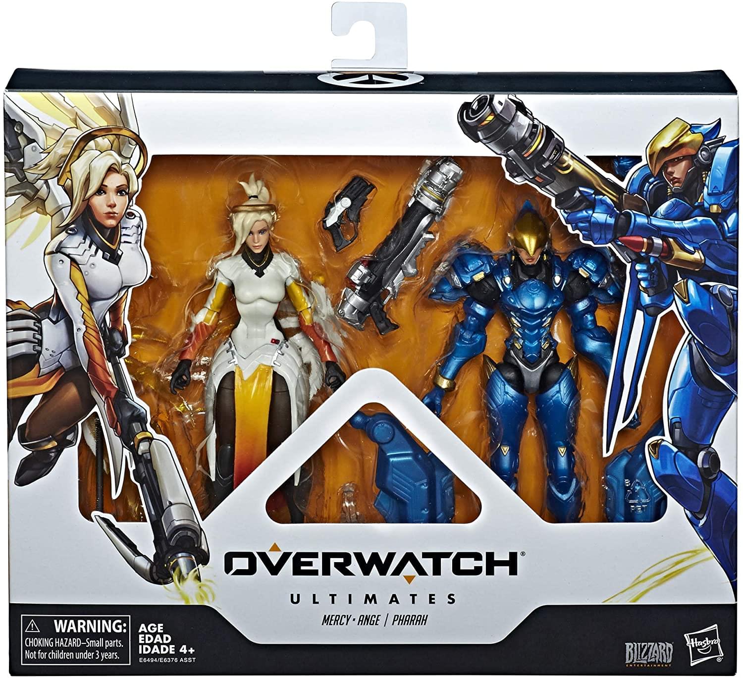 Overwatch Ultimates 6 Inch Action Figure Dual Pack | Pharah & Mercy