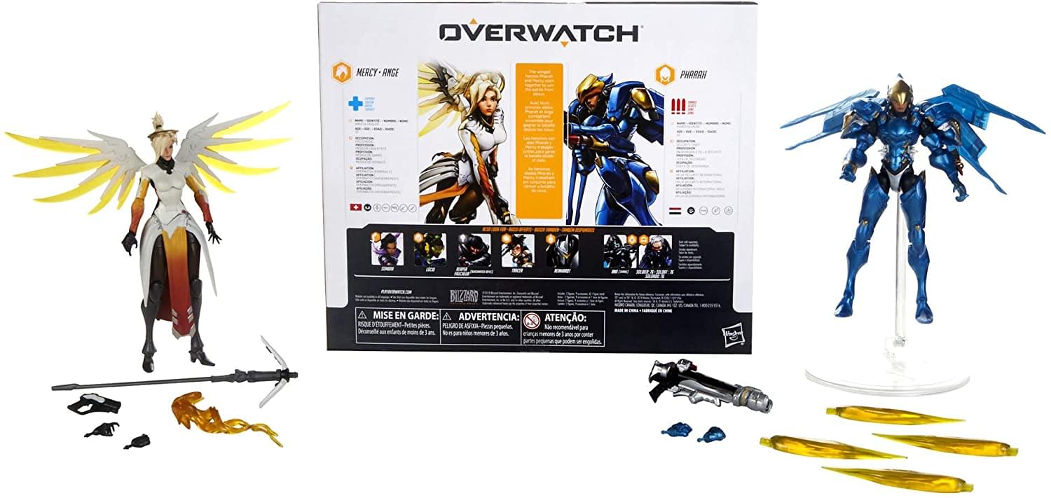 Overwatch Ultimates 6 Inch Action Figure Dual Pack | Pharah & Mercy