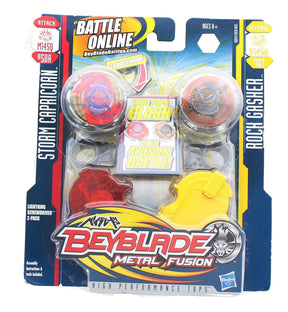Beyblade Metal Fusion Battle Top Dual Pack - Storm Capricorn vs. Rock Gasher