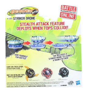 Beyblade XTS Stealth Battlers Battle Top w/ Launcher - Striker Drone