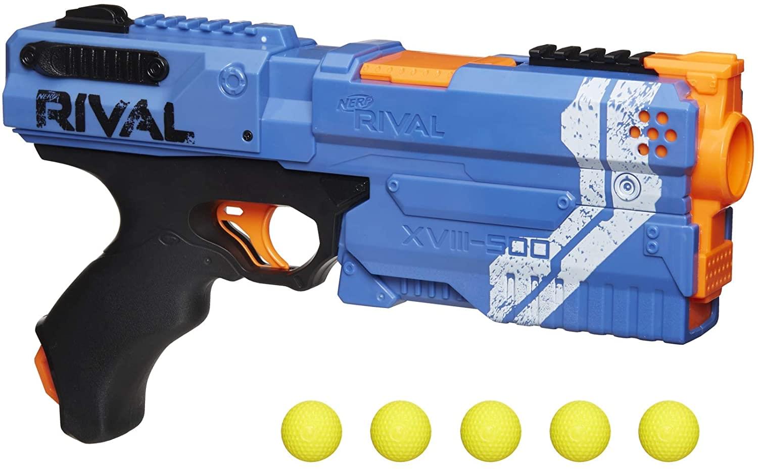 Nerf Rival Kronos XVIII 500 Spring-Action Blaster | Blue
