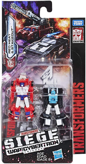 Transformers War for Cybertron Micromasters 2 Pack | Red Heat & Stakeout