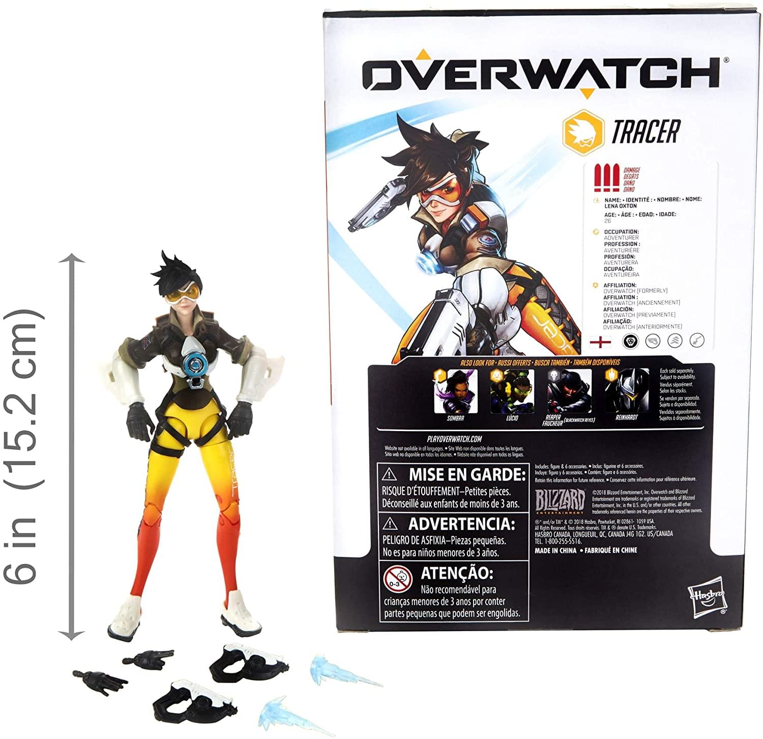 Overwatch Ultimates Series 6 Inch Action Figure | Tracer