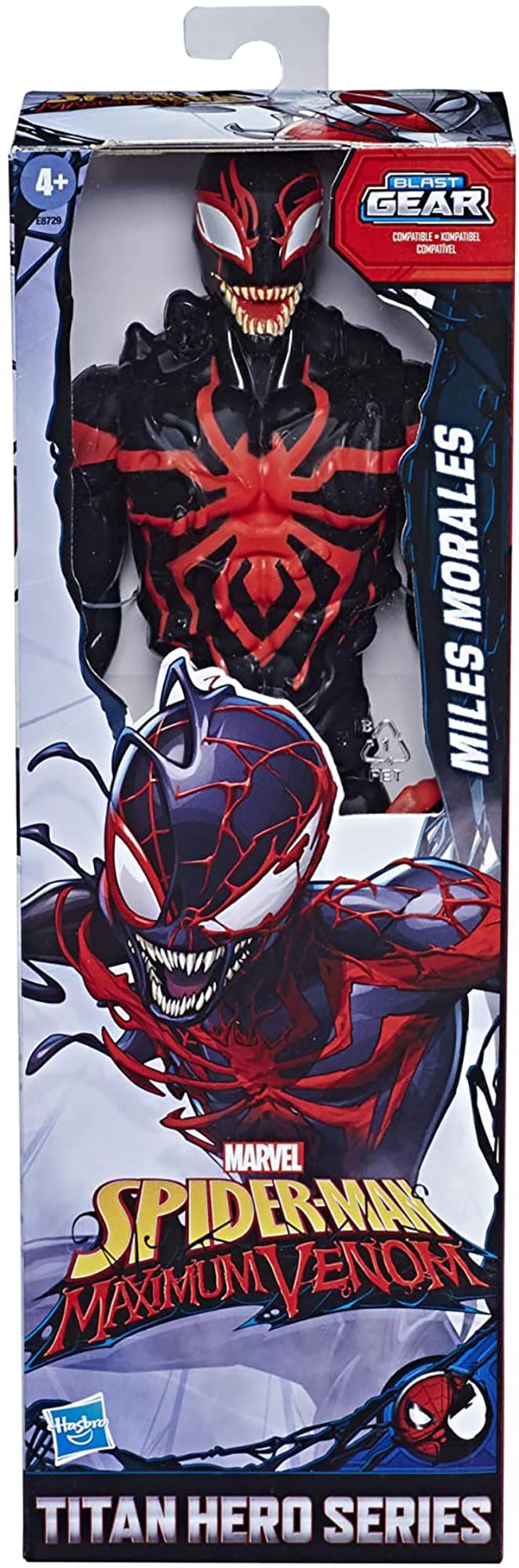 Marvel Spider-Man Maximum Venom 12 Inch Titan Hero Figure | Miles Morales