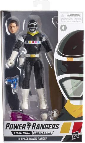 Power Rangers Lightning Collection 6 Inch Action Figure | In Space Black Ranger