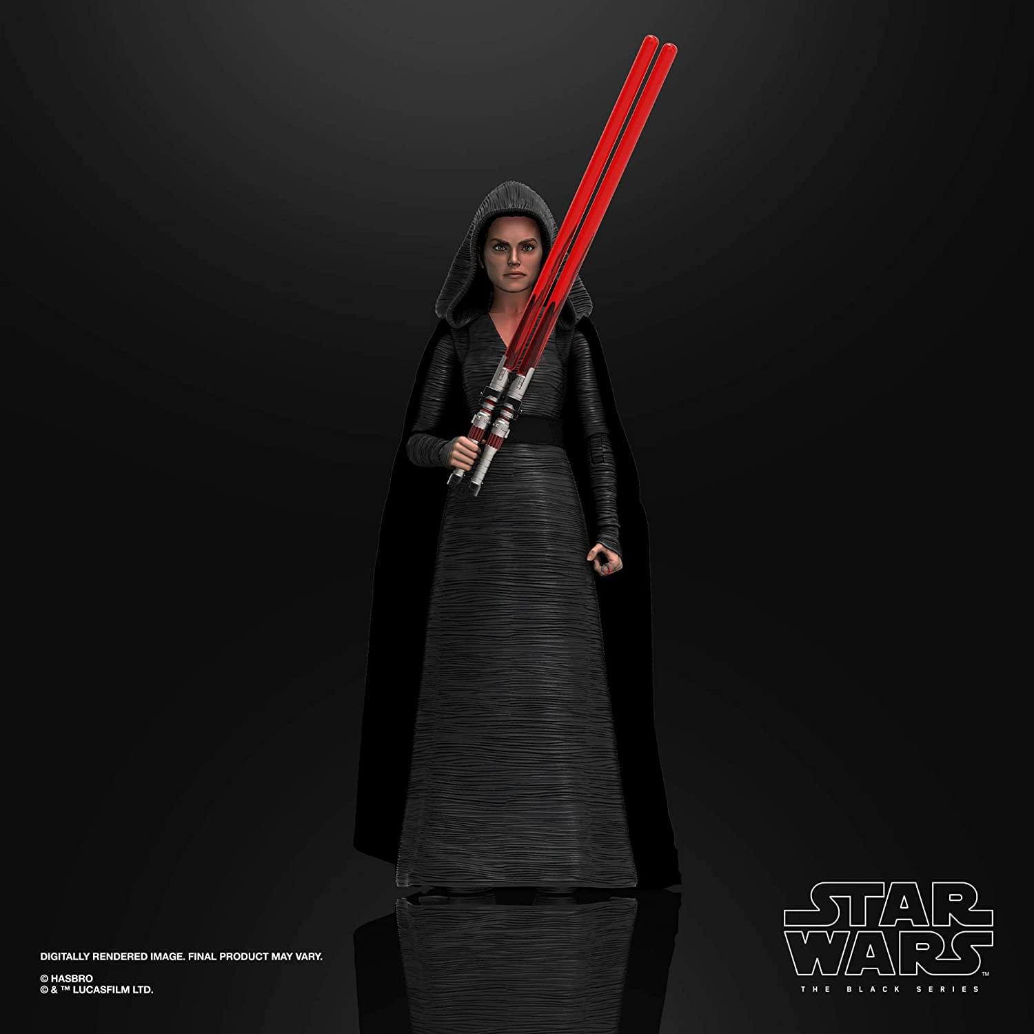 Star Wars Black Series 6 Inch Action Figure | Rey (Dark Side Vision)