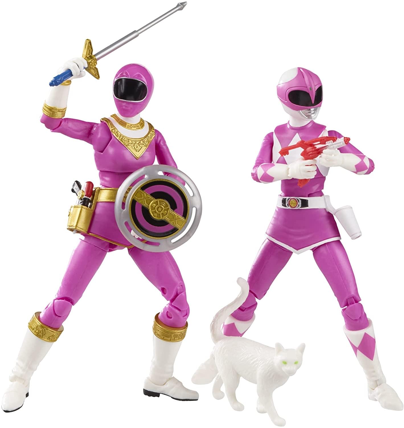 Power Rangers Lightning Collection 6 Inch Zero & Mighty Morphin Pink Ranger