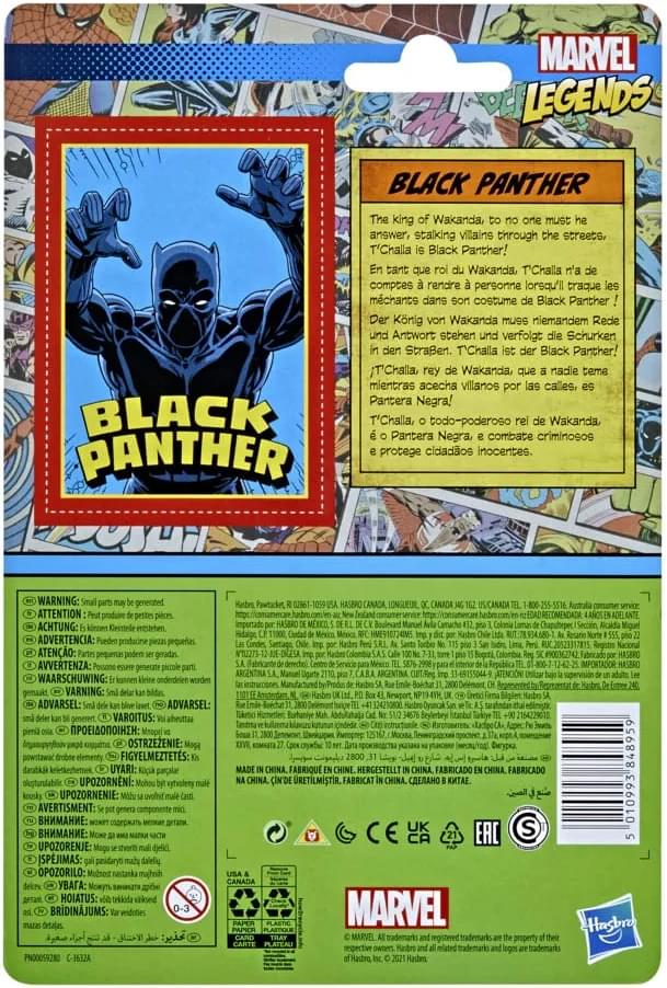 Marvel Legends 3.75 Retro Figure | Black Panther