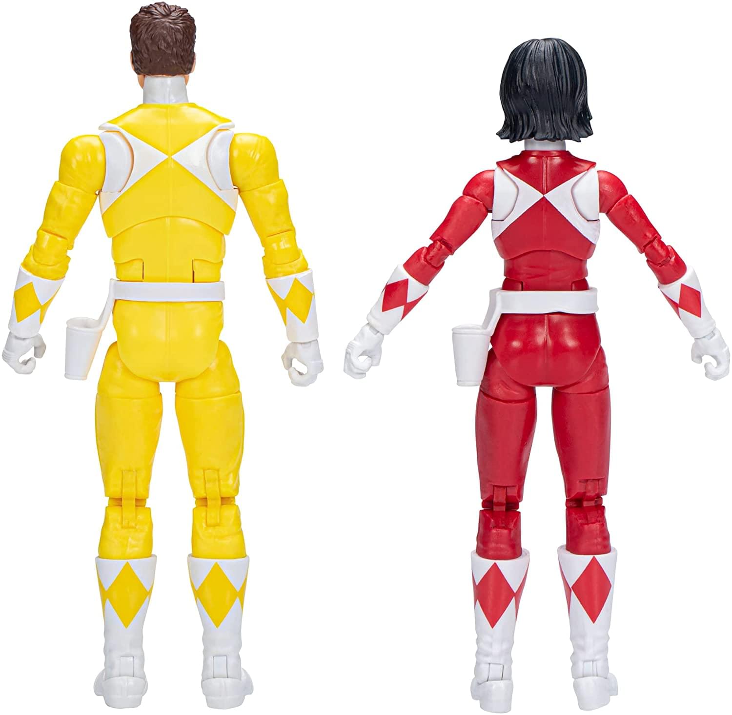 Power Rangers 6 Inch Figure 2 Pack | Swap Yellow and Red Ranger