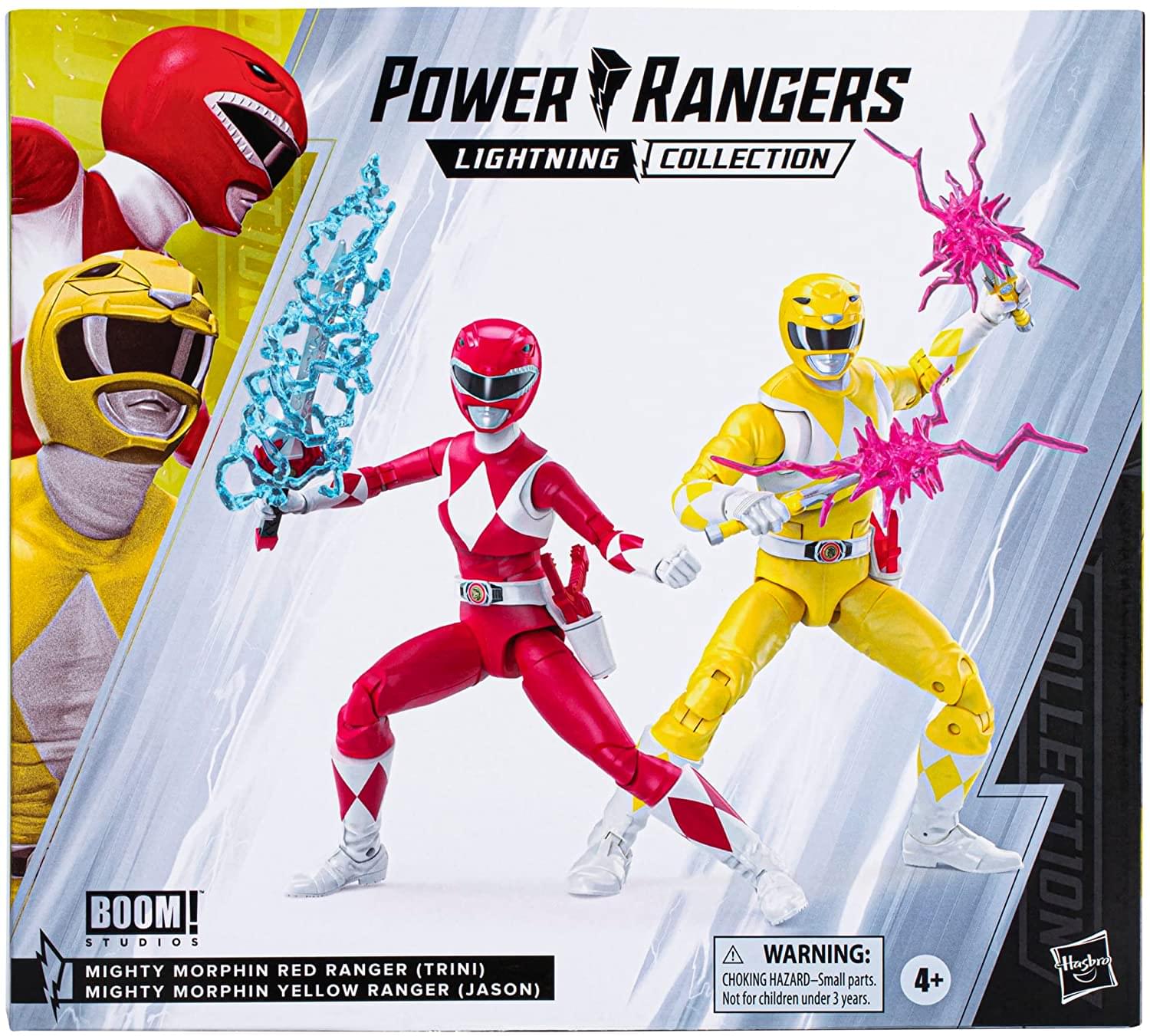 Power Rangers 6 Inch Figure 2 Pack | Swap Yellow and Red Ranger