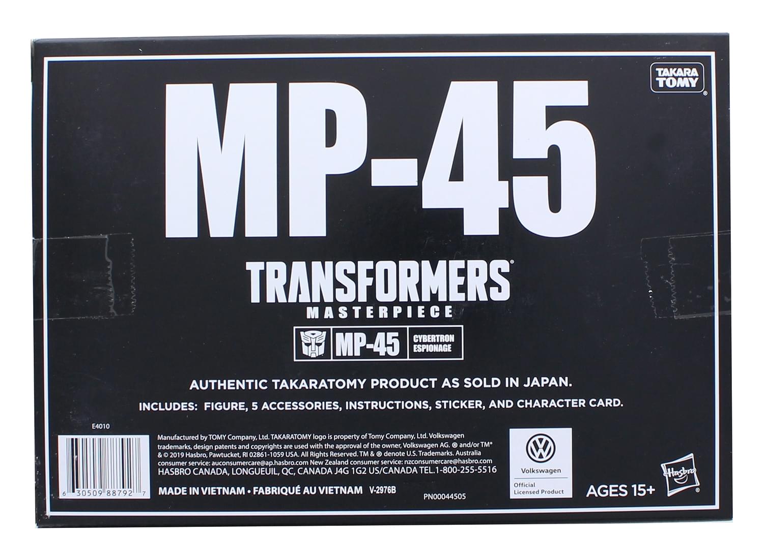Transformers Masterpiece Edition MP-45 Bumblebee and Spike 2.0