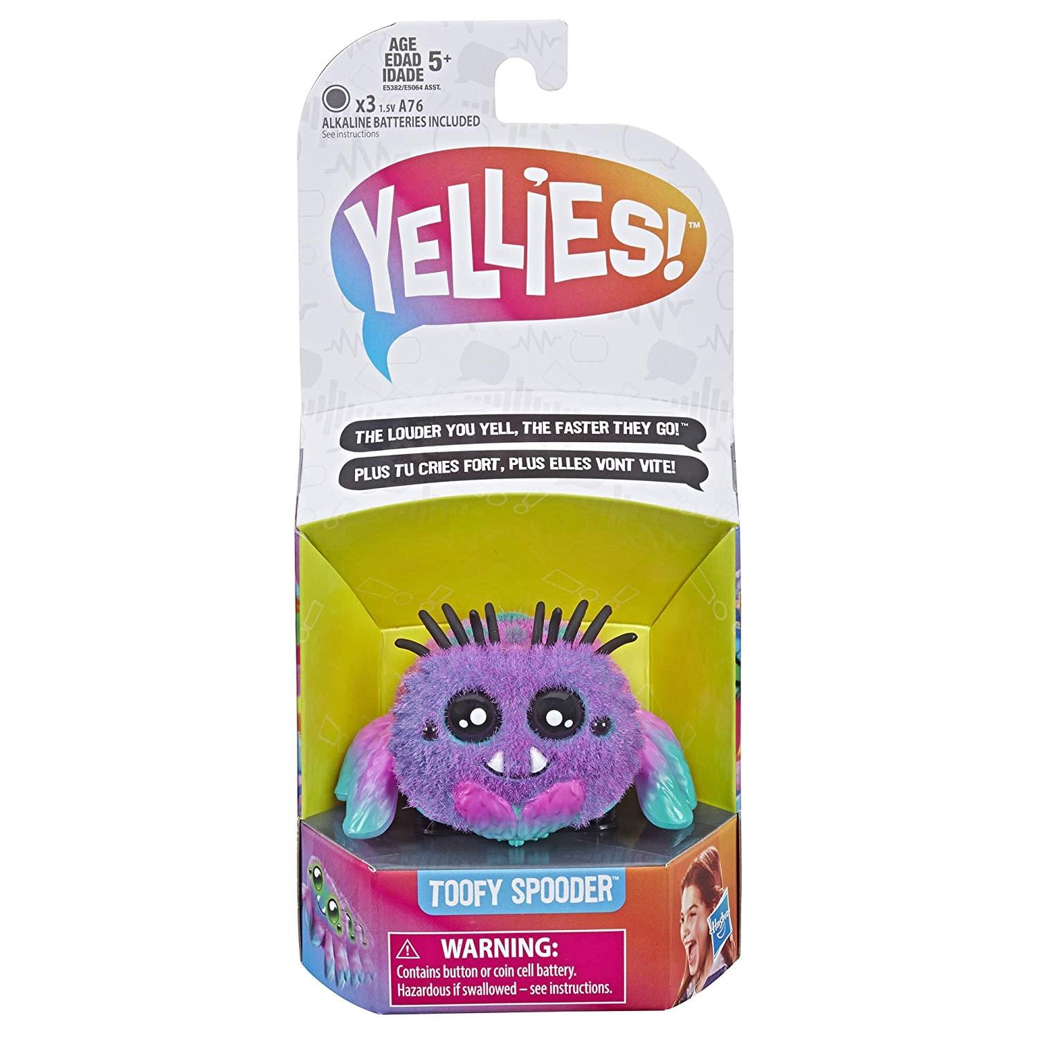 Yellies! Voice & Sound Activated Electronic Spider Pet - Toofy