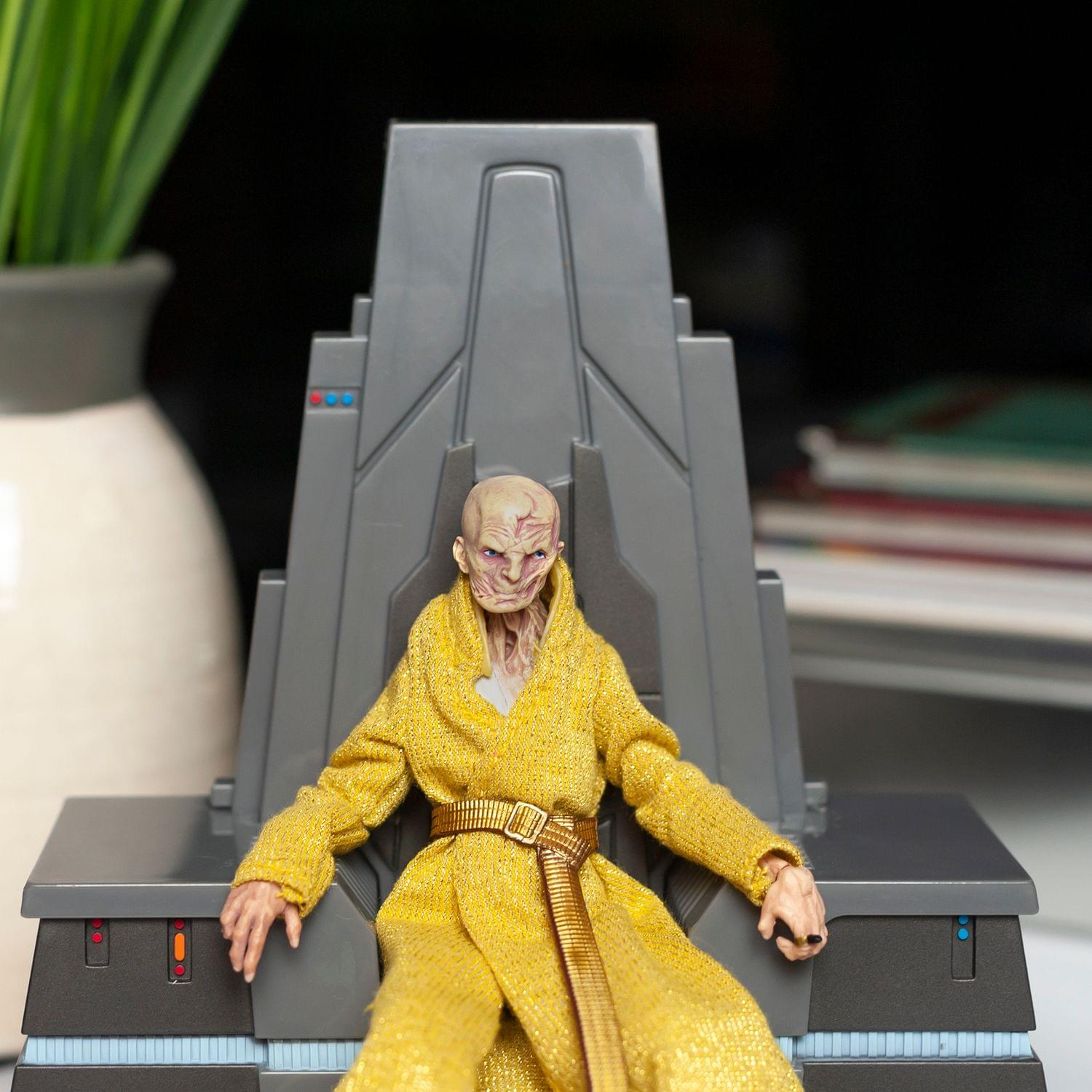 Star Wars Black Series Supreme Leader Snoke w/ Throne 6 Inch Action Figure Set
