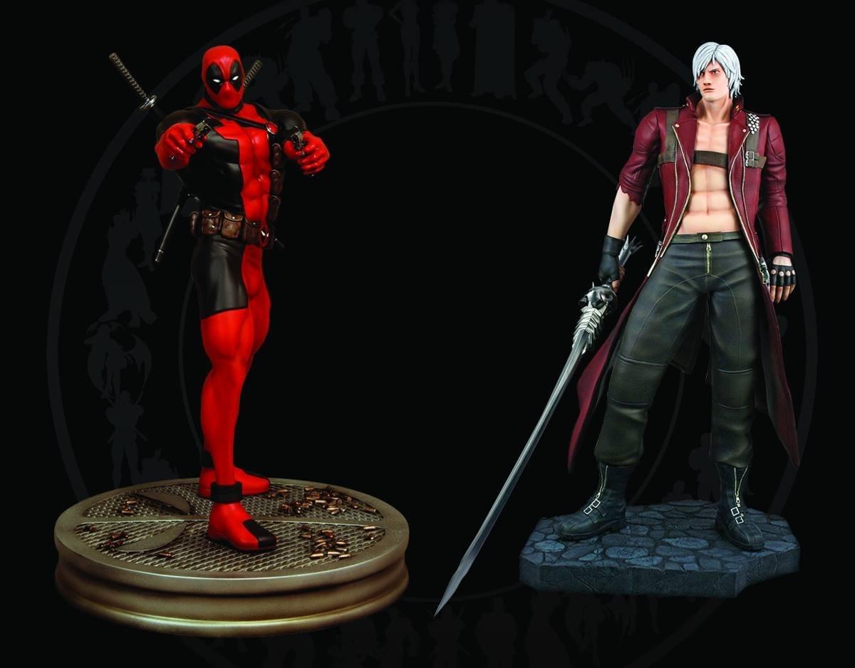 Hollywood Collectibles 1:4 Scale Dante Vs Deadpool Statues