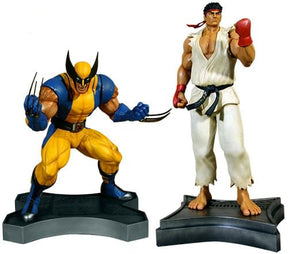 Wolverine Vs. Ryu 3 1:4 Scale Statue Set