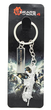 Gears of War 4 Lancer Pewter 3D Relief Key Ring
