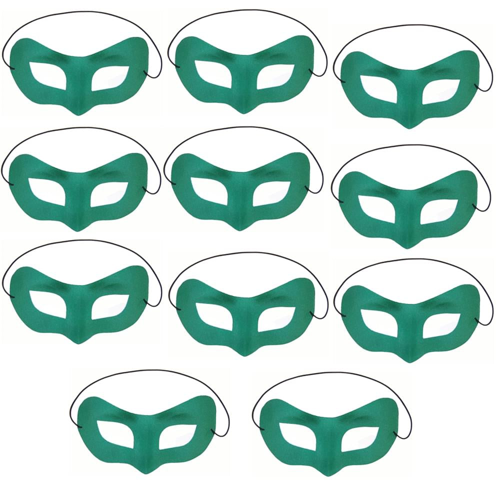 Green Lantern Costume Mask Lot Of 10