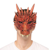 Supersoft Fantasy Red Dragon Adult Costume Mask