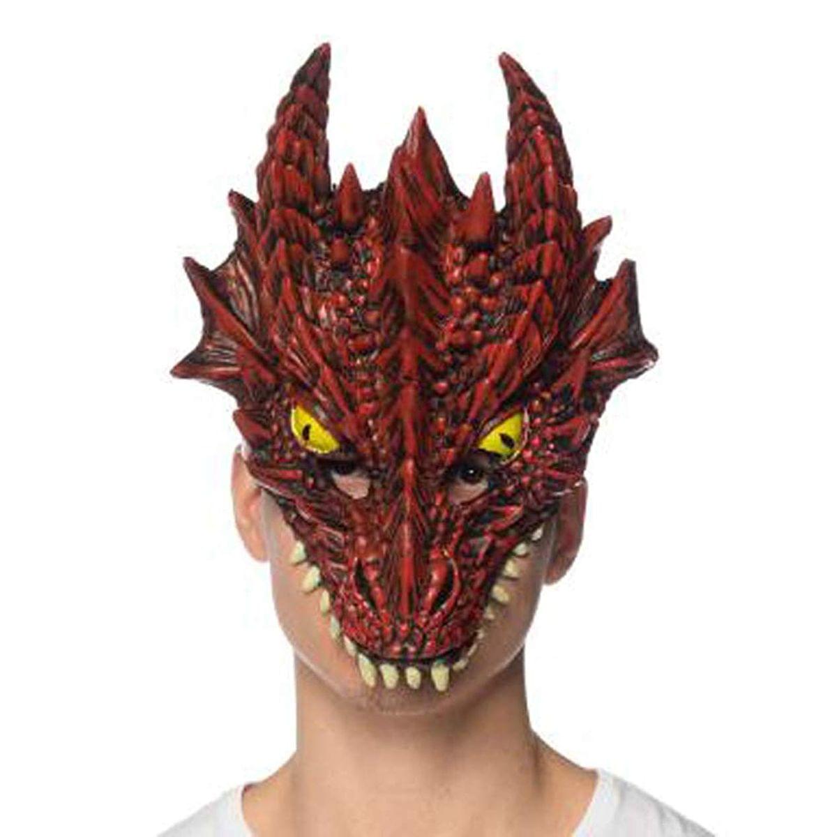 Supersoft Red Dragon Adult Costume Mask