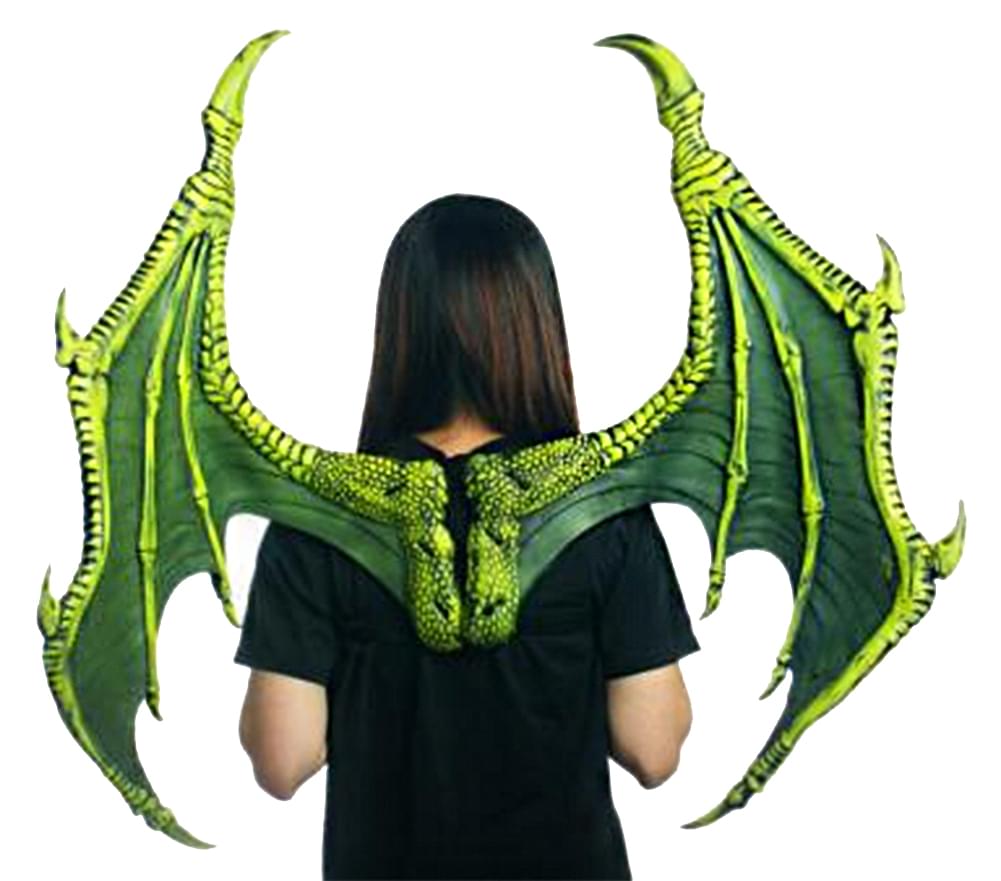 Medieval Legend Adult Costume Ultimate Dragon Wings Green