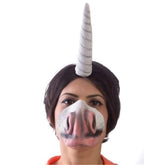 Unicorn Adult Costume Horn Headband & Nose Set