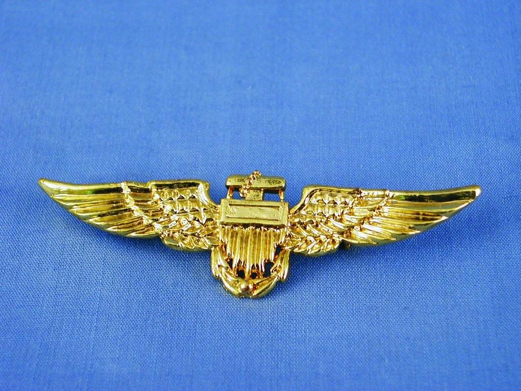 Aviator Pilot Costume Accessory Pin - Gold