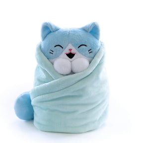 Purritos XL 12 Inch Cat In Blanket Plush - Tuna