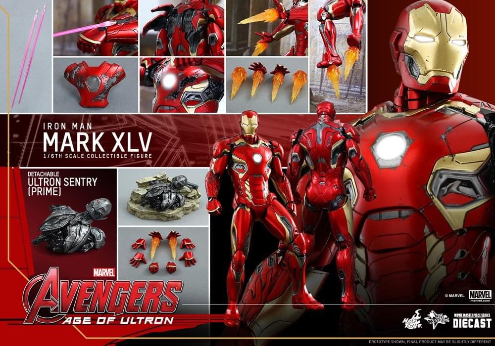 Avengers: Age Of Ultron Iron Man Mark XLV 1:6 Scale Collectible Figure