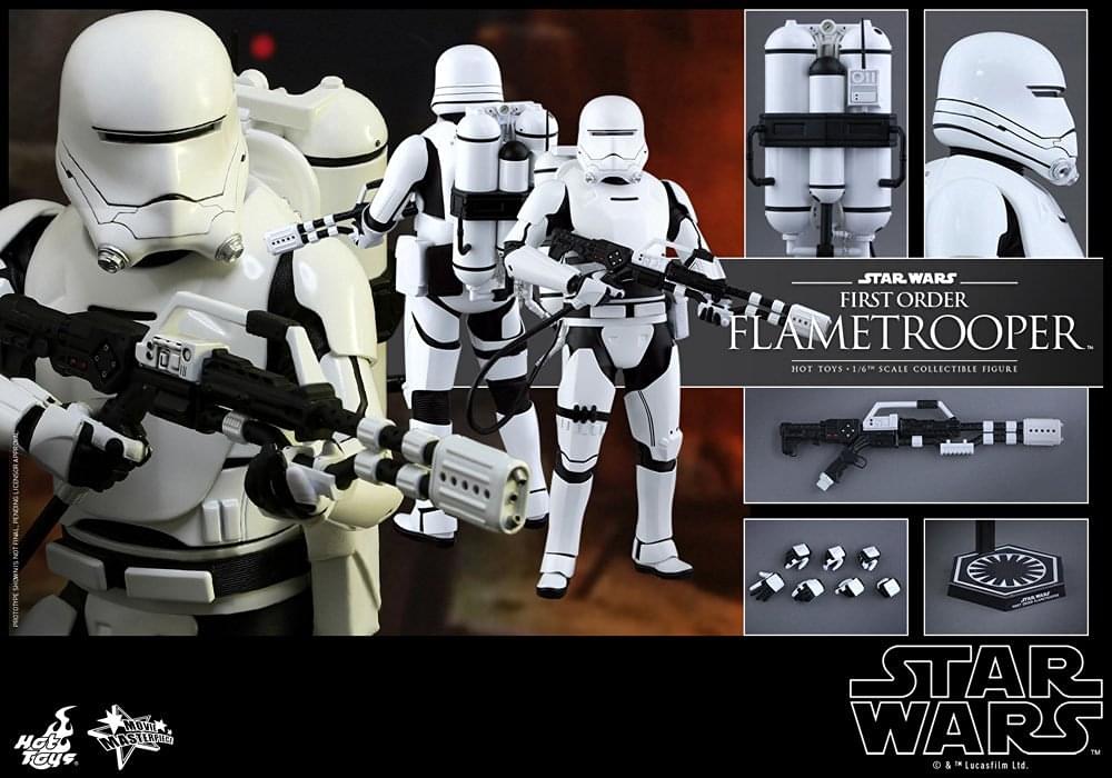 Star Wars First Order Flametrooper 1:6 Scale Collectible Figure