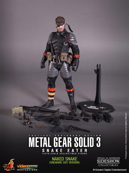 Metal Gear Solid Snake Eater Naked Snake Hot Toys