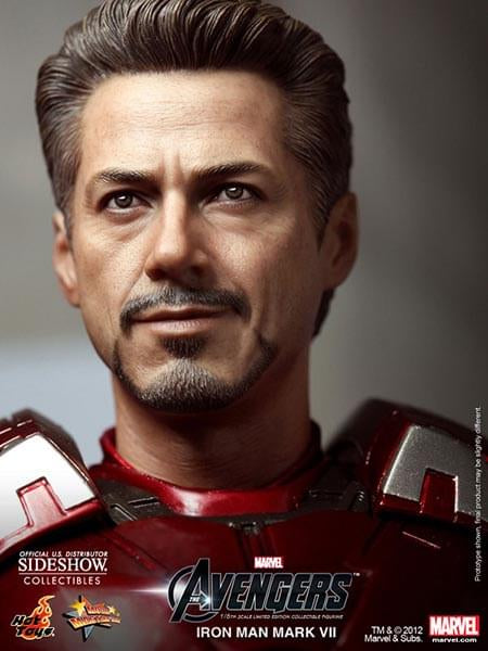 Iron Man Mark VII The Avengers 1:6 Scale 12" Figure By Hot Toys