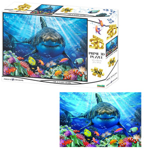 Howard Robinson Prime 3D Great White Shark 500 Piece Puzzle