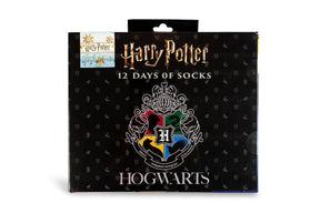 Harry Potter 12 Days of Socks Gift Set for Men & Women - 6 Crew | 6 Ankle