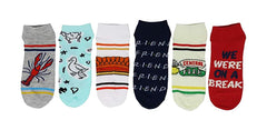 Friends Womens Low-Cut Socks | 5 Pairs | Size 4-10 | Free Shipping