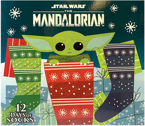 Star Wars Mandalorian The Child Womens 12 Days of Socks in Advent Gift Box