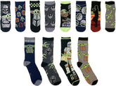 Star Wars Mandalorian The Child Mens 12 Days of Socks in Advent Gift Box