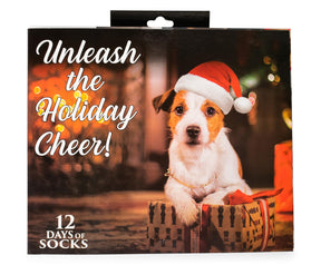 Unleash the Holiday Cheer Womens 12 Days of Socks in Advent Gift Box