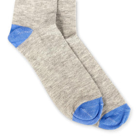 OFFICIAL Cuphead Striped Grey Crew Socks | Soft Socks Perfect for Cuphead Fans