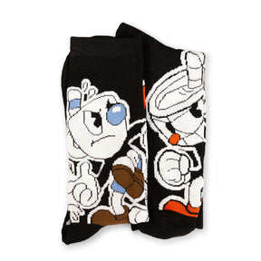Cuphead Collectibles | Cuphead Bang Bang Socks | Men's Crew Socks
