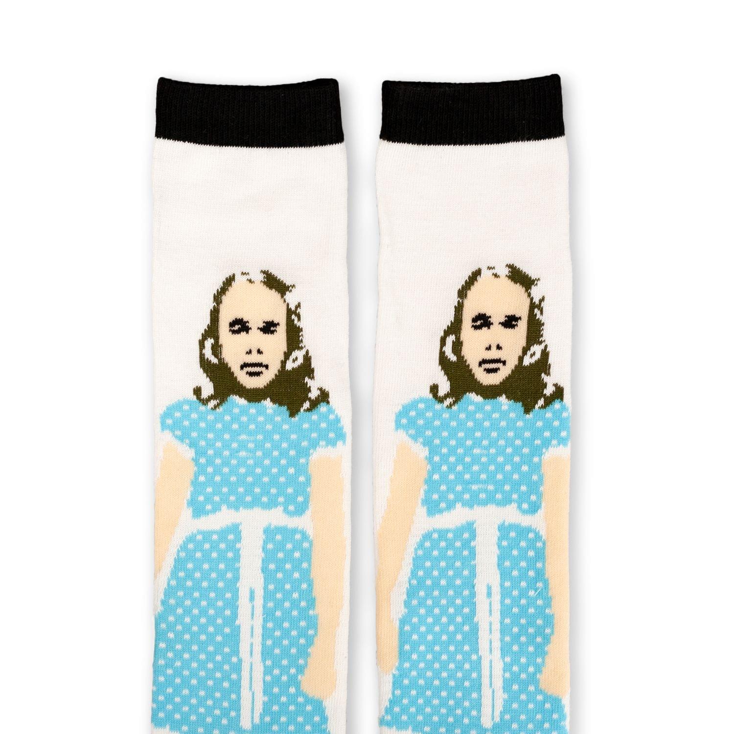 The Shining Collectibles | The Shining Exclusive Grady Twins White Crew Socks