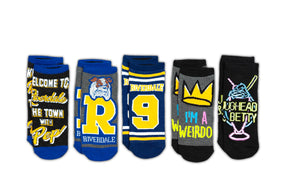 Riverdale Quotes Design Novelty Low-Cut Ankle Socks for Men & Women - 5 Pairs